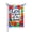 Color 1, variant on Jbralid Spring Garden Flag Flamingo With American Flag Float Linen Summer Garden Flags for Outside 12x18 inch