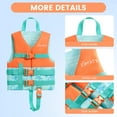 thumbnail image 3 of Zeraty Kids Swim Vest Toddlers Life Jacket Flotation Buoyancy Trainer Vests Swimsuit for Boys/Girls, Blue, 3 of 8