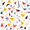 White Triangles, variant on FORMRS 16" Laptop Bag Carrying Sleeve Case with Handle Travel Shoulder Briefcase, Art Plants