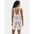 thumbnail image 3 of No Boundaries V-Neck Woven Tie Back Dress, Women's, 3 of 5