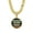 golden, variant on Yonghao Pavilion New Hip Hop Necklace for Men Iced Out Cuban Chain Necklace 2025 Commemorative Medallion Pendant, Gold-Tone, Crystal Rhinestone Chain 23.62 inches (golden)