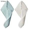 thumbnail image 2 of Funda de microfibra para la cabeza | Paquete de 2 | Elementos básicos para el baño | Diadema de secado rápido para secar el cabello, 2 of 5