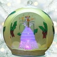 thumbnail image 4 of LED Glass Angel Ornament with Candle, 4 of 9