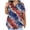 Blue#1, variant on Fartey Red White Blue Shirts for Women Plus Size Short Sleeve V Neck Tops 4th of July Patriotic T Shirts Independence Day Graphic Tees Soft Comfy Holiday Tshirt Blue XXXL