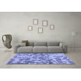 thumbnail image 3 of Ahgly Company Machine Washable Indoor Rectangle Abstract Blue Modern Area Rugs, 5' x 7', 3 of 4