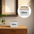 thumbnail image 4 of KAKOWELY kitchen storage bins Wooden Stackable Box With Lid Square Storage Box For Organizing Candy Tea Small Items Kitchen Storage For Office Home6.3"X6.3"X5.12", 4 of 5