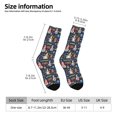 thumbnail image 2 of Logiee Garden Gnomes Print Adult Socks for Men & Women,Calf Socks, Ankle Socks,Boots Socks,Breathable Casual Sock,Unisex Crew Socks, 2 of 6