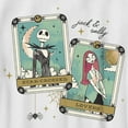 thumbnail image 2 of Boy's The Nightmare Before Christmas Jack and Sally Tarot Cards Graphic Tee White Small, 2 of 4