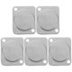 thumbnail image 1 of 5 placas de pared duraderas que ahorran espacio, placa ciega para cubierta de panel eléctrico, inserto de montaje en chasis, placa de instalación simple de metal, espaciador ciego funcional, 1 of 7
