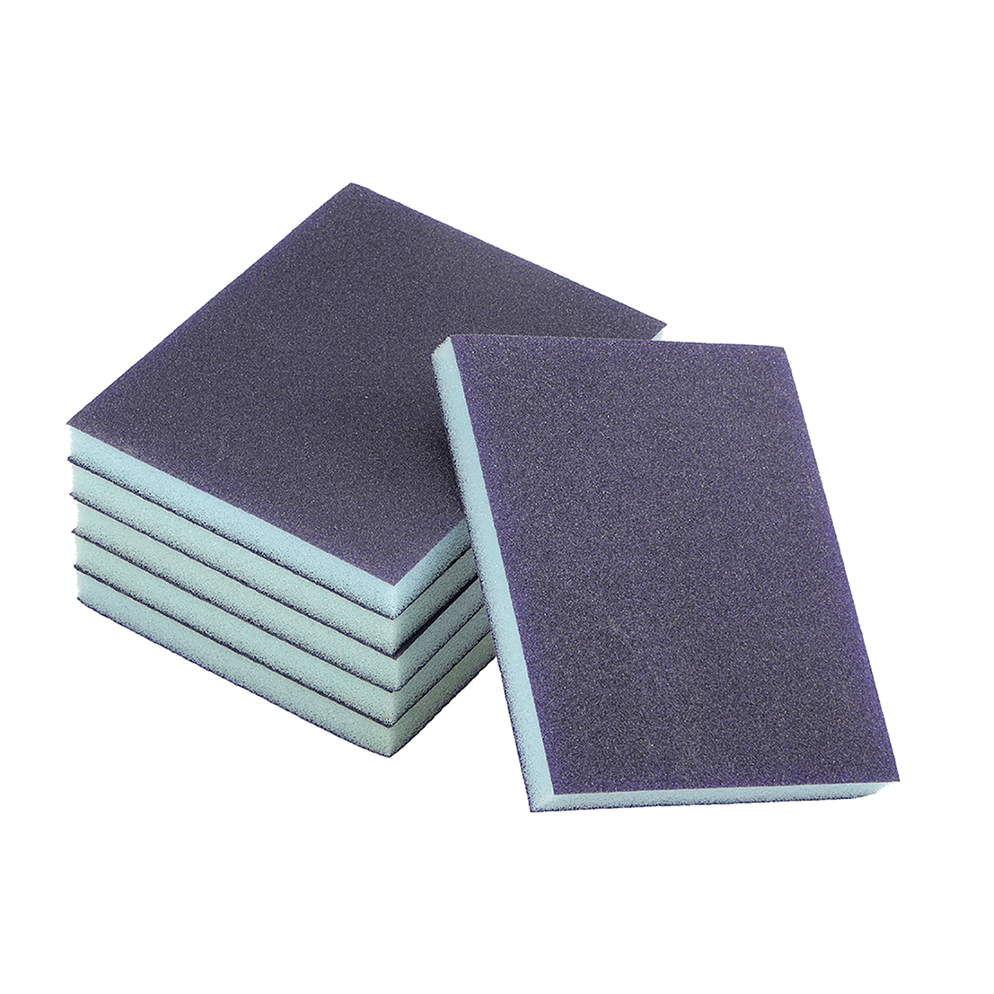 Sanding Sponge 150 Grit Sanding Block Pad 4.7" x 3.9" x 0.4" Blue 6pcs