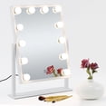 thumbnail image 5 of ZENSTYLE Freestanding Hollywood Vanity Mirror 12 Dimmable LED Bulbs, 5 of 8