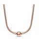 thumbnail image 4 of Collar De Serpiente De Plata S925 Cadena Básica Moda Simple Mejor Amigo Pareja Mismo Cuello, 4 of 4