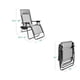 thumbnail image 3 of Juego de 2 sillones ajustables de malla de acero Zero Gravity, 3 of 8