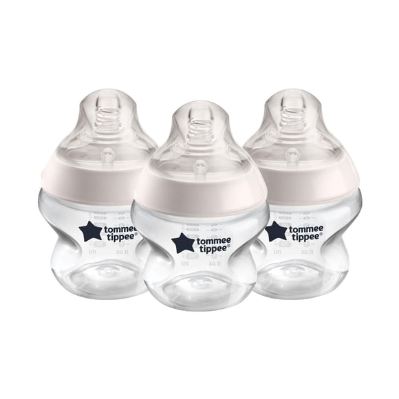Tommee Tippee Plus Près de la Nature Biberons pour Bébé, Tétines Imitant le Sein avec Valve Anti-Colique