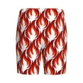thumbnail image 5 of Naloa Fire Symbols Men's Short Pajama Pants, Lounge Comfort Shorts with Elasticized Waistband and Side Pockets - 3X-Large, 5 of 9