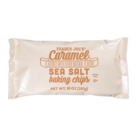 Gluten Free Caramel Sea Salt Baking Chips, Flavored with Other Natural Flavors Trader Joe’s 10oz/283g – Pack of 1