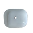 thumbnail image 2 of Altair Design 20 in. Oval White Finish Ceramic Vessel Bathroom Vanity Sink, 2 of 11