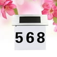 thumbnail image 2 of WHAMVOX 2Pack House Number Light Solar Powered Illumination 7.3x7.5x2.4in, 2 of 8