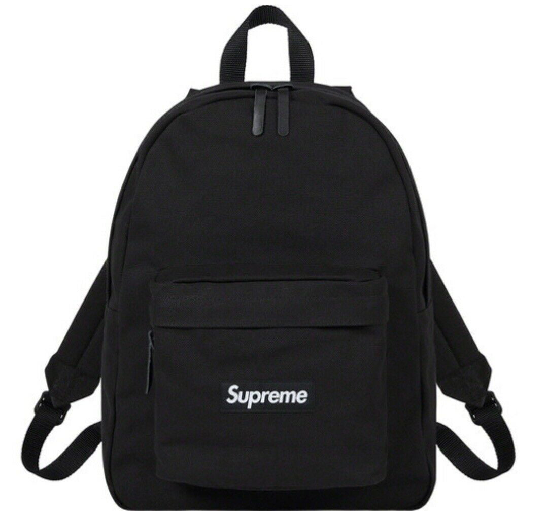 Supreme Canvas Backpack Black FW20 100% Authentic Brand New