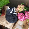 thumbnail image 3 of Hxoliqit Garden Sleeping Cat Statue Garden Collection Resin and Stone Decorative Garden Desk Decorations Mini Ornaments Animal Ornaments Desktop Ornament Cat Ornaments, 3 of 9