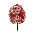 thumbnail image 2 of olkpmnmk Artificial Flowers for Outdoor Indoor Fake Plants, Artificial Flowers with Ground Garden Stake, UV Resistant Faux Greenery Shrubs, Fake Plants for Garden Yard Porch Patio, 2 of 5