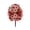 J, variant on Multicolor Artificial Outdoor Flowers with Ground Stake - Faux Floral Stakes for Garden Patio Yard Planters & Landscaping Decor Under $5 Lvgun