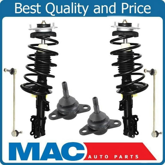 Front Struts Ball Joints Sway Bar Links For Volvo 01-02 V70 XC / 03-07 XC70 6Pc