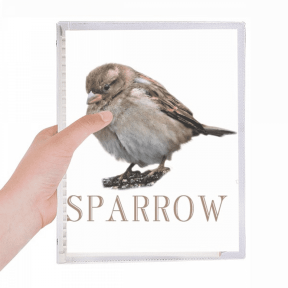 food jump sparrow birds notebook loose diary refillable journal statiry
