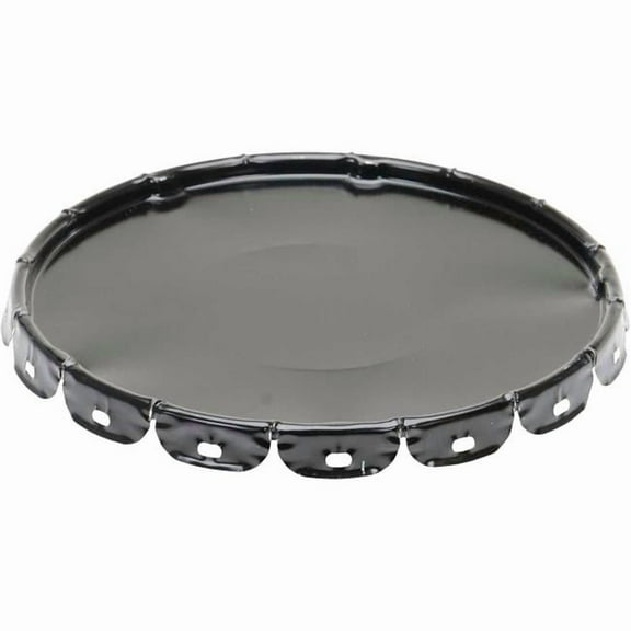 Vestil Manufacturing 987436 Standard Lug Cover Lid LID-STL for 5 gal Open Head Steel Pails - Black