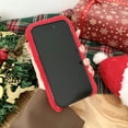 thumbnail image 3 of Allytechgroup Plush Case for iPhone 15 Plus, Fluffy Warm Smooth Faux Fur Case with Cute Stylish Christmas Doll, Lightweight Soft TPU Shock-Absorbent Non-Slip Drop Protection Phone Case - Red, 3 of 10