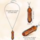 thumbnail image 2 of collares de cristal, piedras curativas, colgante espiritual, joyería de piedras preciosas naturales con cadena ajustable para mujeres y niñas, 2 of 5