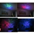 thumbnail image 5 of Proyector de luz nocturna LED, 2 en 1, con cielo estrellado y control remoto, 8 modos de iluminación, portátil, ideal para fiestas y festivales (blanco), 5 of 5