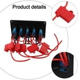 thumbnail image 4 of 5 Gang Rocker Switch Panel 12V Waterproof+ USB Switch, Toggle Switch Panel Led, 4 of 10