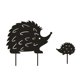 thumbnail image 2 of Letrero de metal para jardín, canguro hueco, pollo, erizo, estatua de Animal, arte negro artesanal Ehuebsd  Libre de BPA, 2 of 3