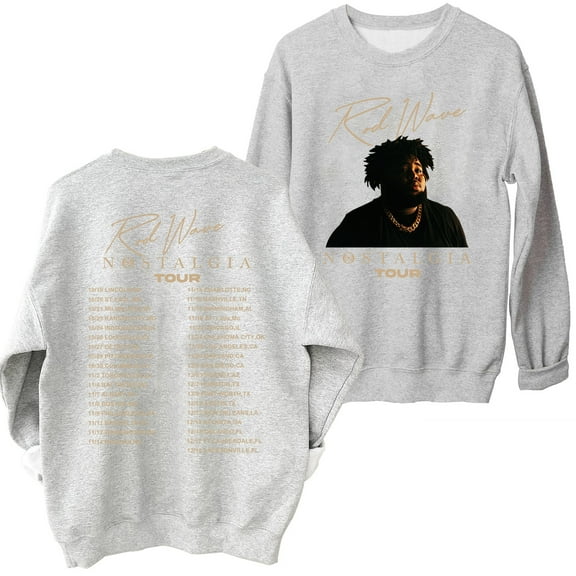 Rod Wave Hoodie New Ablum Nostalgia Hip Hop Music Hoodie Man Woman Harajuku Pullover Tops Sweatshirt Fans Gift