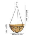 thumbnail image 3 of Planter Hanging Basket, Suspended Garden Flower Pot Holder, Decorative Hanging Basket, Multi-Scene Basket for Indoor Outdoor Home Garden Decor, 3 of 6