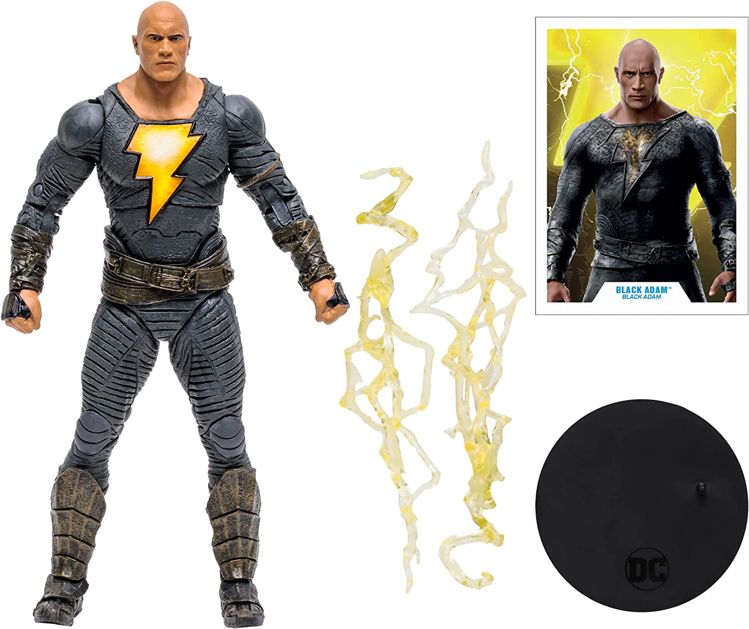 DC Black Adam Movie 7IN Figures - Black Adam (Hero Costume)