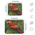 thumbnail image 3 of Dish Drying Mat Kitchen Pad Large Counter Absorbent Dish Mats Drainer Colorful Red Parrot, 3 of 8