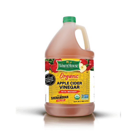White House organic apple cider vinegar 128oz