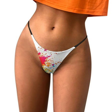Skpblutn Women S Briefs Seamless for Panties Cut Hipster Stretch Straps Cheeky Panty for Ladies Womens Underwear White L