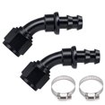 thumbnail image 1 of Conector para Manguera PTNHZ 8AN 45° Rosca Hembra Giratoria a Barbilla de Bloqueo, 1 of 7