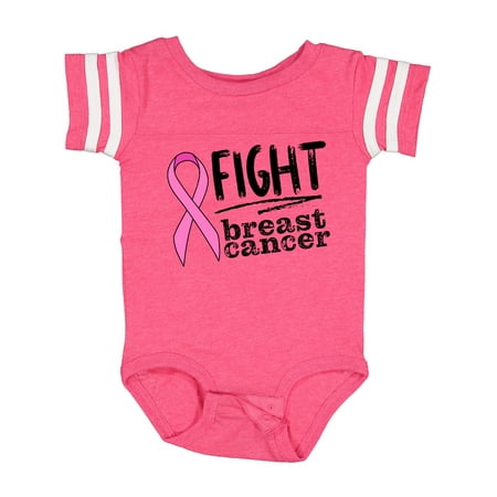 

Inktastic Fight Breast Cancer Pink Ribbon Gift Baby Boy or Baby Girl Bodysuit