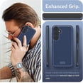 thumbnail image 4 of TUDIA MergeGrip Samsung Galaxy A55 5G Case 2024 Dual Layer Heavy Duty - Indigo Blue, 4 of 7