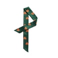 thumbnail image 1 of INSPIRE CHIC Women Ribbon Neckerchief Heart Pattern Narrow Hair Wrist Scarf Handle Wrap Green Heart S, 1 of 5