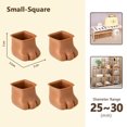 thumbnail image 4 of Bangcool Chair Legs Floor Protectors Cute 4PCS Cat Table Feet Covers Furniture Leg Caps, 4 of 10