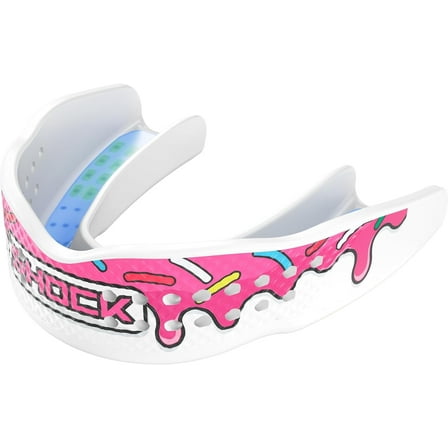 Shock Doctor Sports Mouth Guard, Breathable Low Profile Custom Fit, Basketball, Football, Lacrosse, Hockey & More