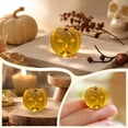 thumbnail image 2 of Halloween Pumpkin Decor Mini Resin Ornaments Waterproof Reusable Adorable Pumpkin Figurines for Party Favors Home Accents DIY Crafts by OVFUIZ, 2 of 7