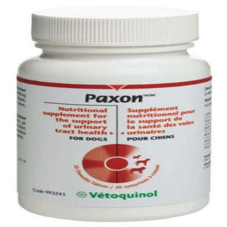 UPC: 0017030058550 | Vetoquinol Paxon Chewable Tablets Urinary Supplement for Dogs 30 Count
