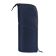 thumbnail image 1 of Estuche para lápices de gran capacidad, estuche plano para lápices, caja para bolígrafos resistente, apertura amplia con cierre de cremallera, gris claro, 1 of 5