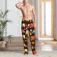 thumbnail image 2 of Fotbe Construction Truck Pantalones de Pijama para Hombre, Pantalones de Dormir, Pantalones de Casa con Cintura Ajustable y Bolsillos-Large, 2 of 6